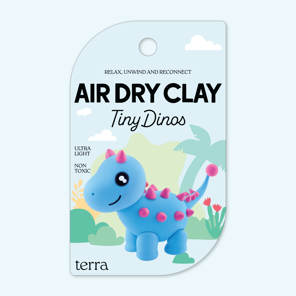 Spikles Stegosaurus Dinosaur Clay Kit - Tiny Dinos - Terra