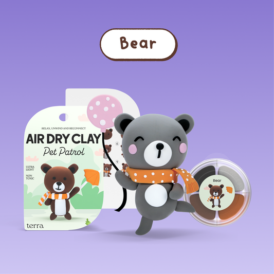Bear Animal Clay Kit - Pet Patrol - Terra