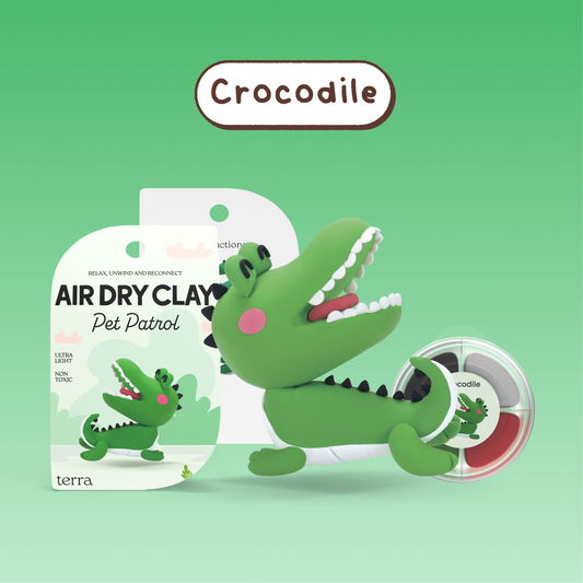 Crocodile Animal Clay Kit - Pet Patrol - Terra