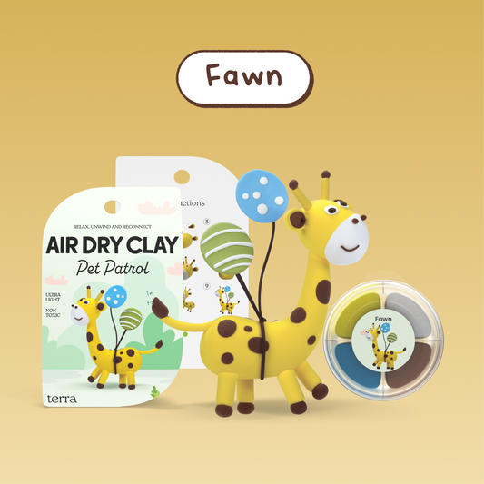 Giraffe Animal Clay Kit - Pet Patrol - Terra