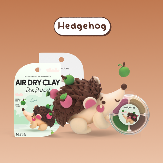 Hedgehog Animal Clay Kit - Pet Patrol - Terra