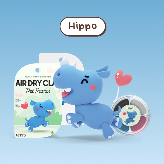 Hippo Animal Clay Kit - Pet Patrol - Terra