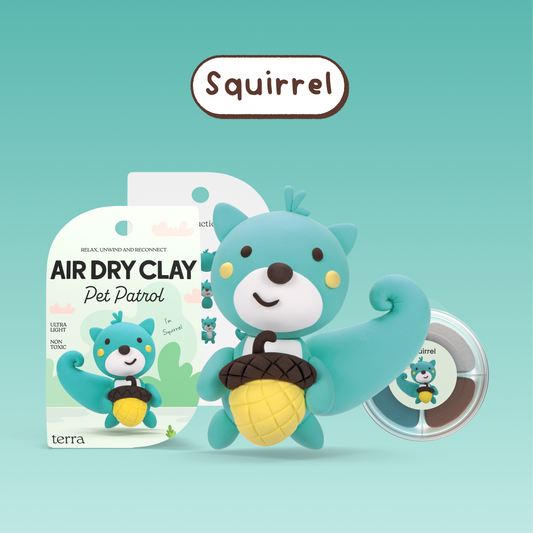 Squirrel Animal Clay Kit - Pet Patrol - Terra