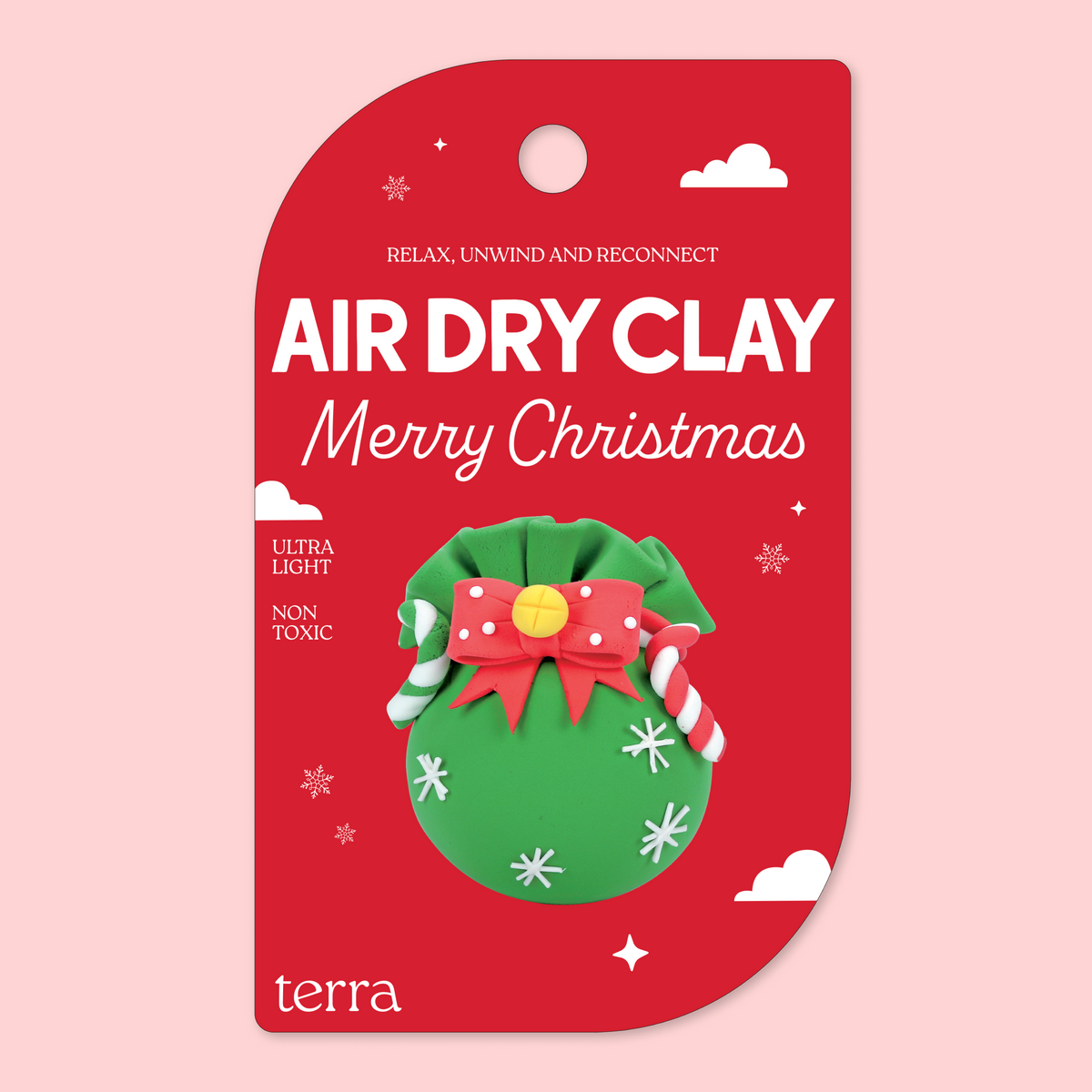 Christmas Bag Festive Clay Kit - Christmas Collection - Terra