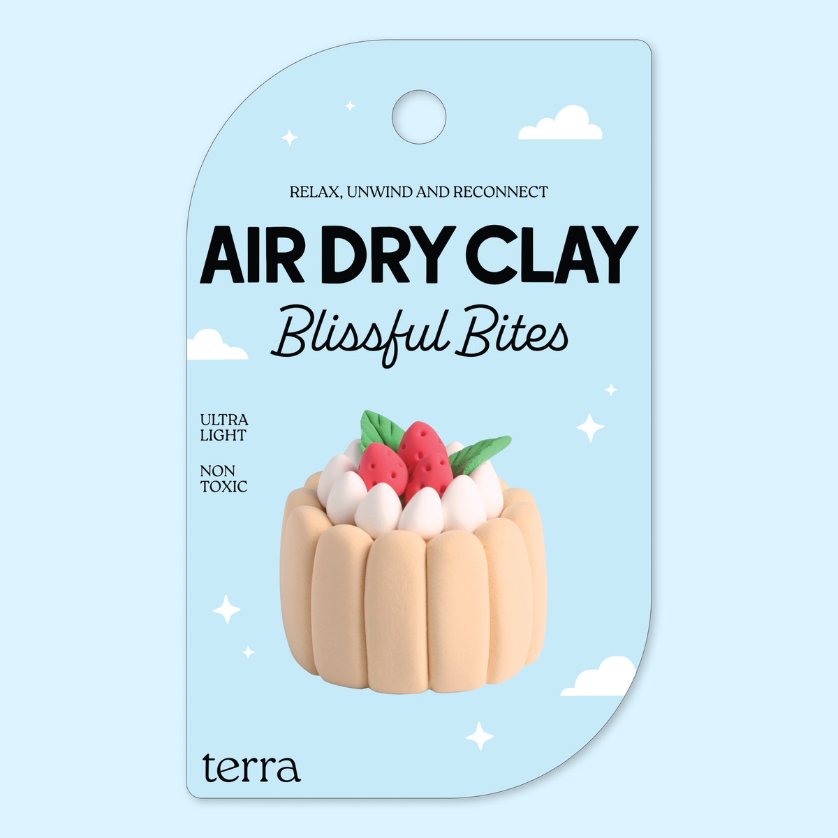 Berry Cheesecake Kawaii Dessert Clay Kit - Blissful Bites - Terra