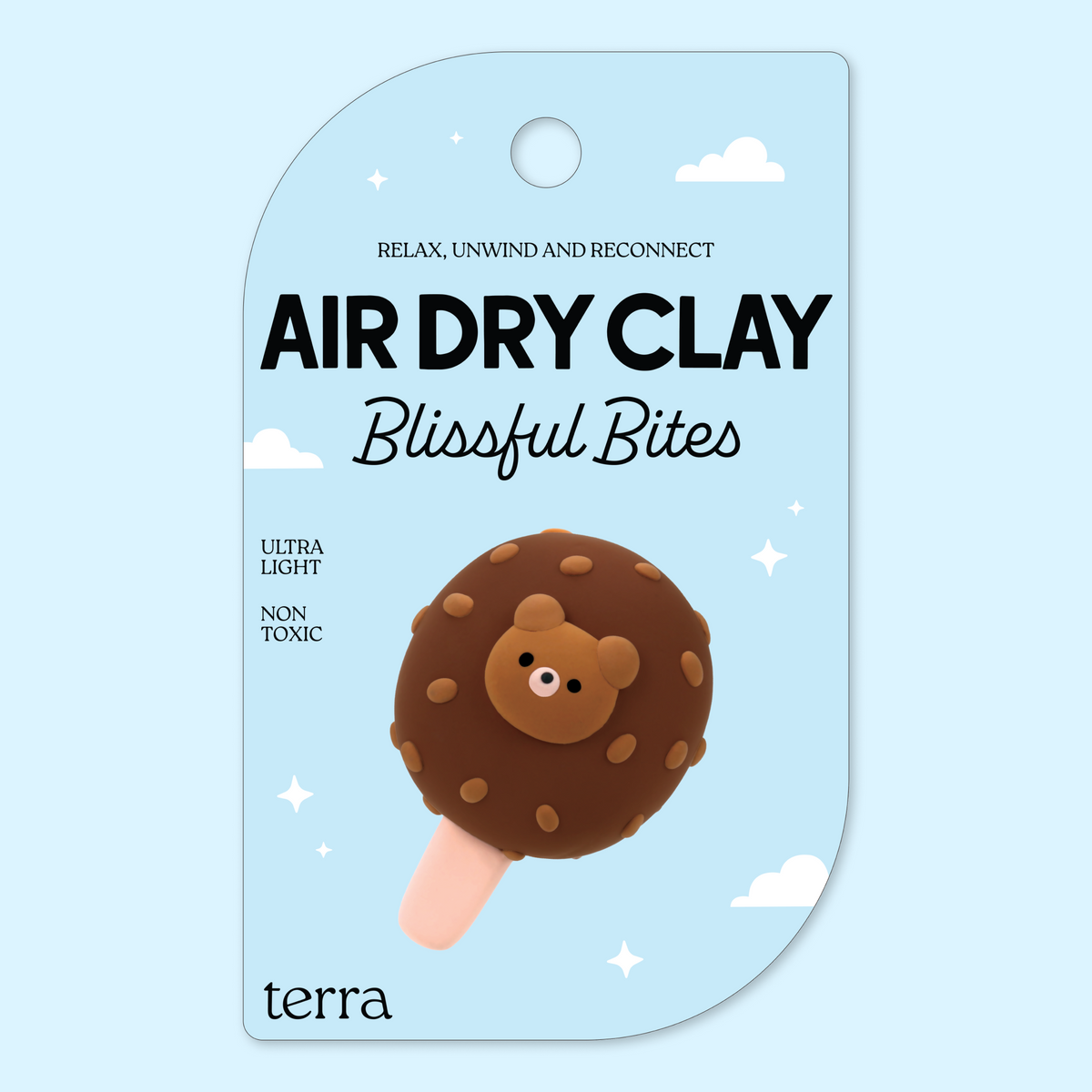 Crispy Bear Ice Cream Kawaii Clay Kit - Blissful Bites - Terra
