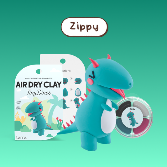 Zippy Speedy Dinosaur Clay Kit - Tiny Dinos - Terra