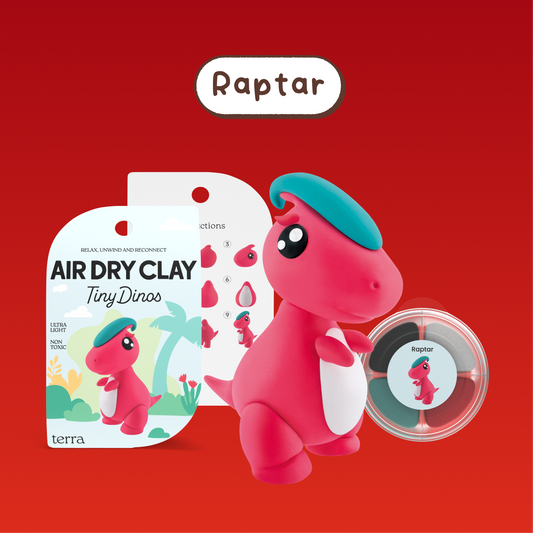 Raptar Dinosaur Clay Kit - Tiny Dinos - Terra