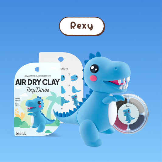 Rexy T-Rex Dinosaur Clay Kit - Tiny Dinos - Terra