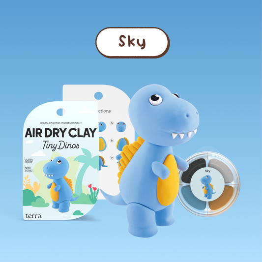 Sky Pterodactyl Dinosaur Clay Kit - Tiny Dinos - Terra