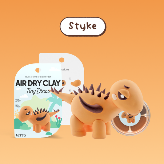 Styke Horned Dinosaur Clay Kit - Tiny Dinos - Terra