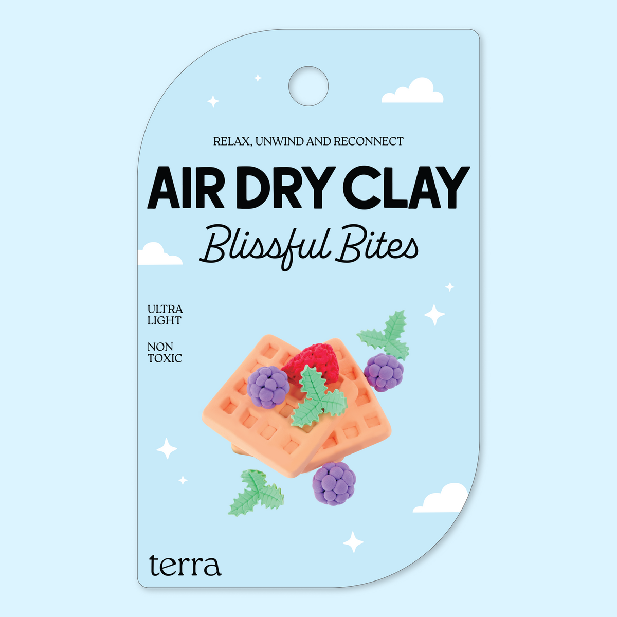 Fruit Waffles Kawaii Dessert Clay Kit - Blissful Bites - Terra