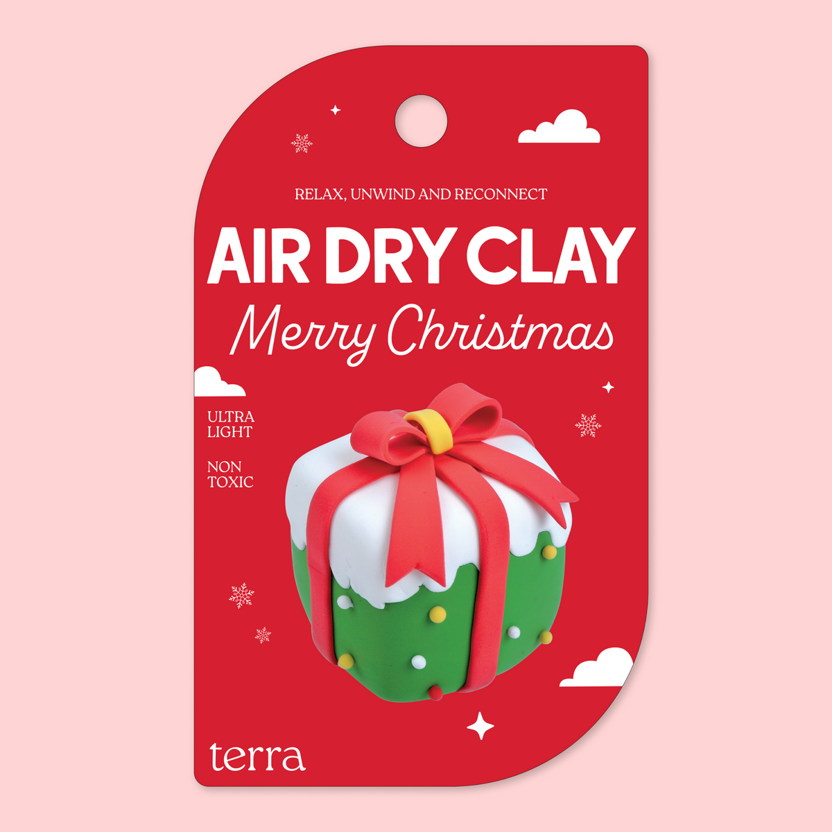 Christmas Gift Festive Clay Kit - Christmas Collection - Terra