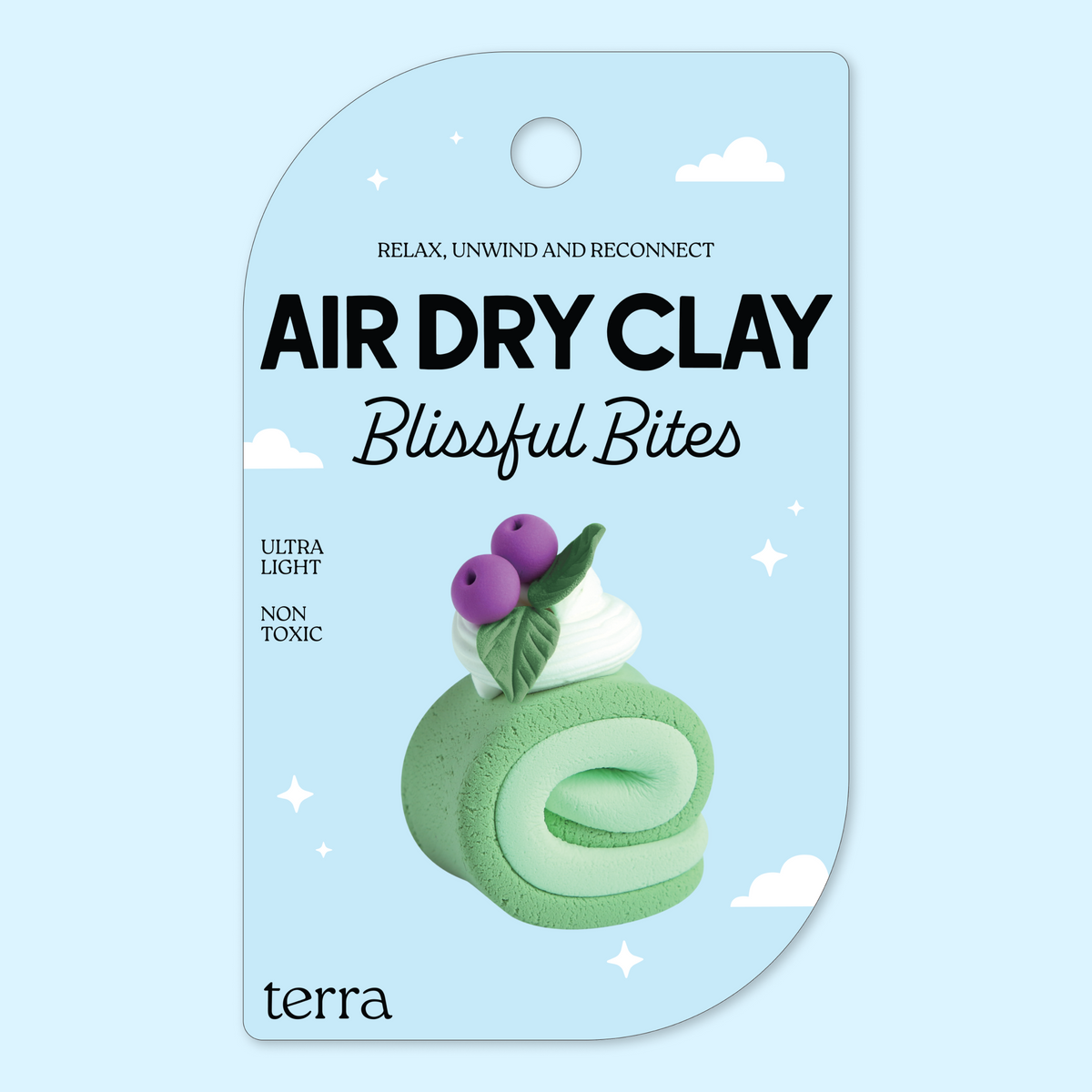 Matcha Tea Roll Kawaii Clay Kit - Blissful Bites - Terra