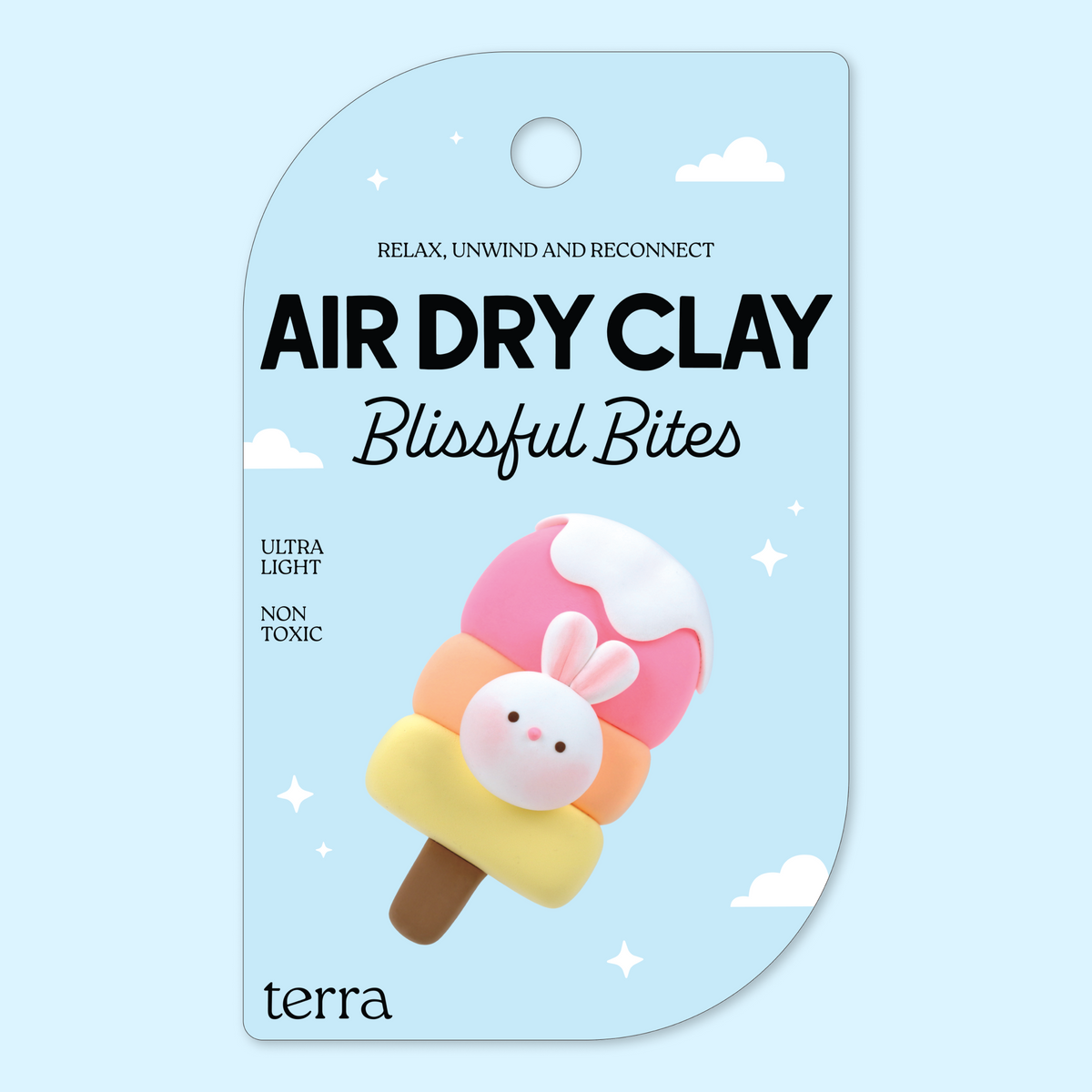 Rabbit Ice Cream Kawaii Clay Kit - Blissful Bites - Terra