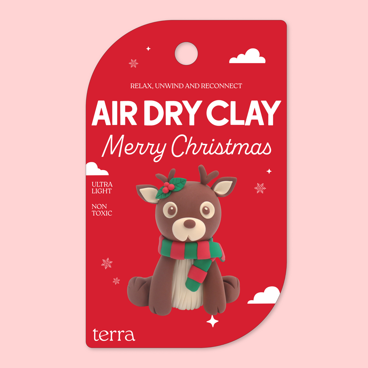 Reindeer Christmas Clay Kit - Christmas Collection - Terra