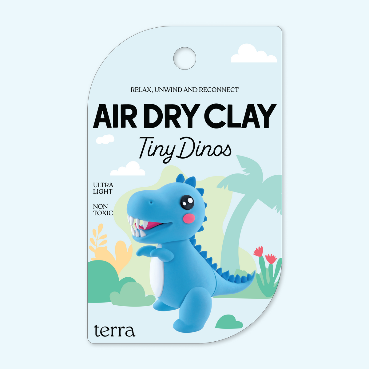 Rexy T-Rex Dinosaur Clay Kit - Tiny Dinos - Terra