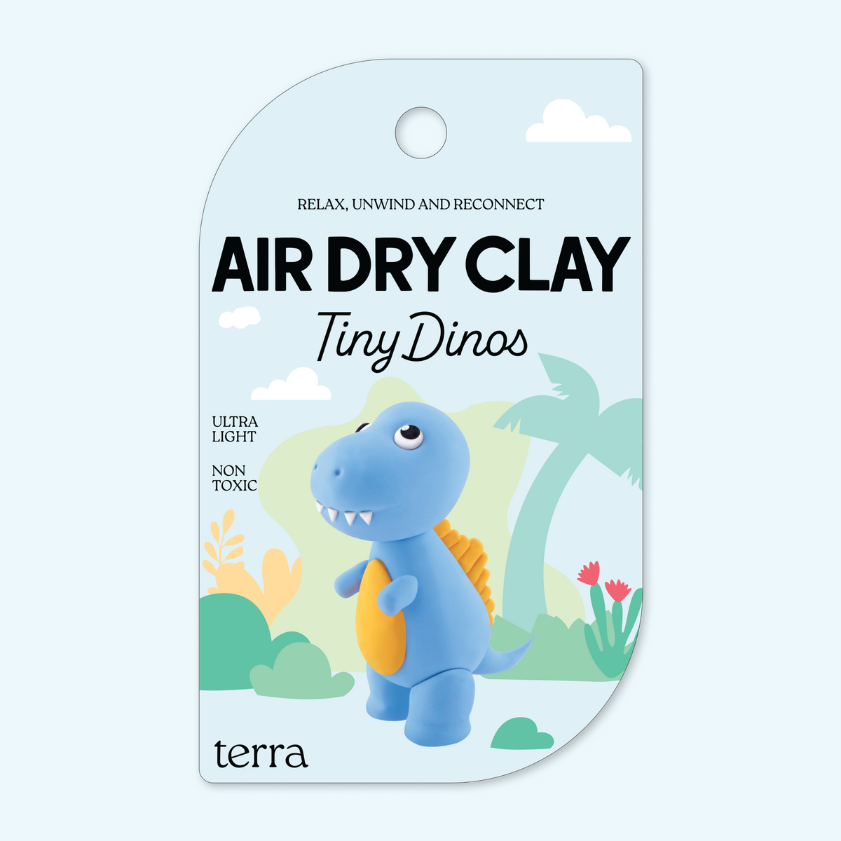 Sky Pterodactyl Dinosaur Clay Kit - Tiny Dinos - Terra