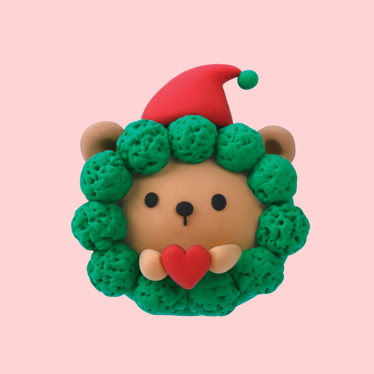 Wreath Bear Christmas Clay Kit - Christmas Collection - Terra