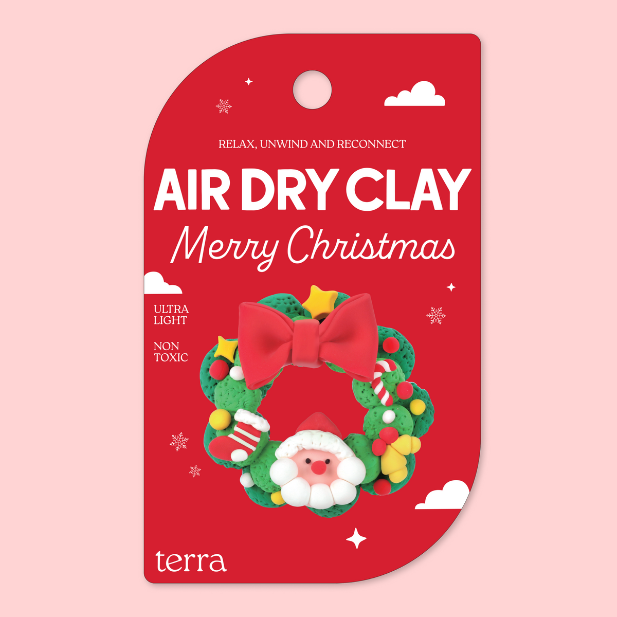 Christmas Wreath Clay Kit - Christmas Collection - Terra